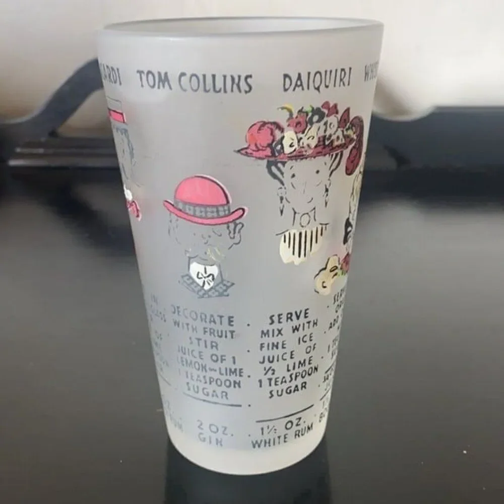 Vintage Cocktail Mixing Glass